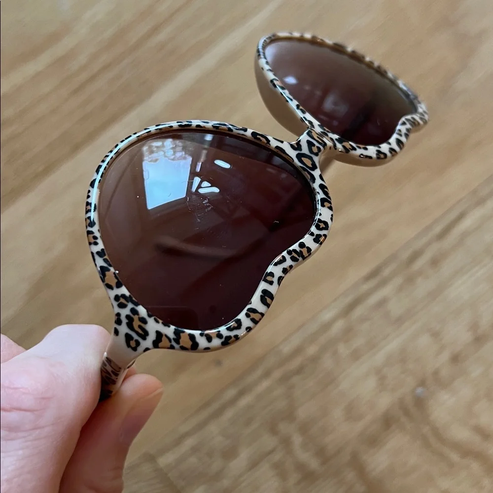 Janie and Jack leopard sunglasses size 4 and up